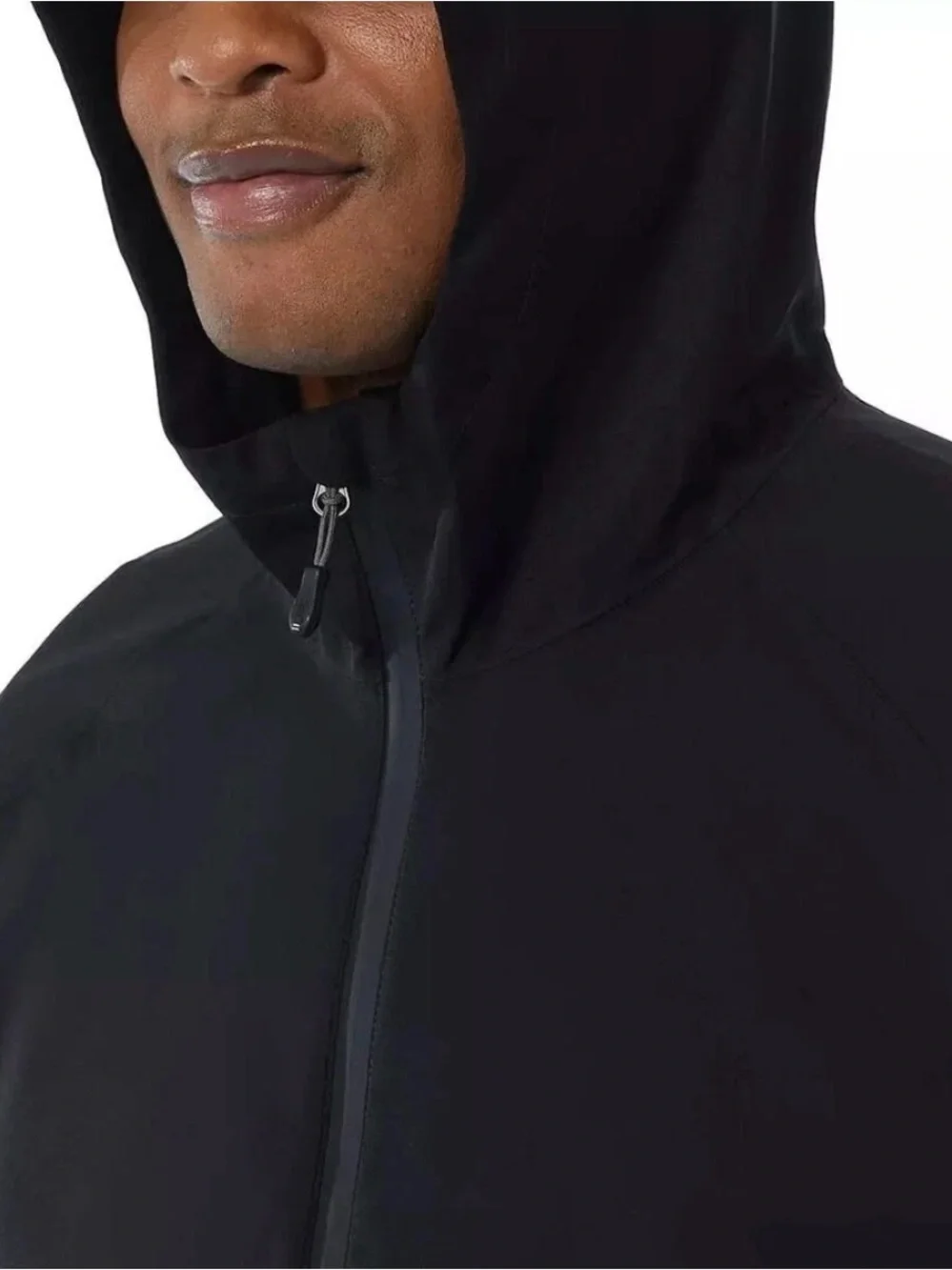 32 Degrees Cool Unisex Waterproof Rain Jacket Black S/M NIB - Picture 3 of 9